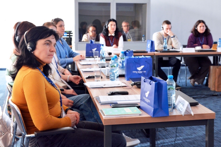 uczestnicy projektu podczas zajęć